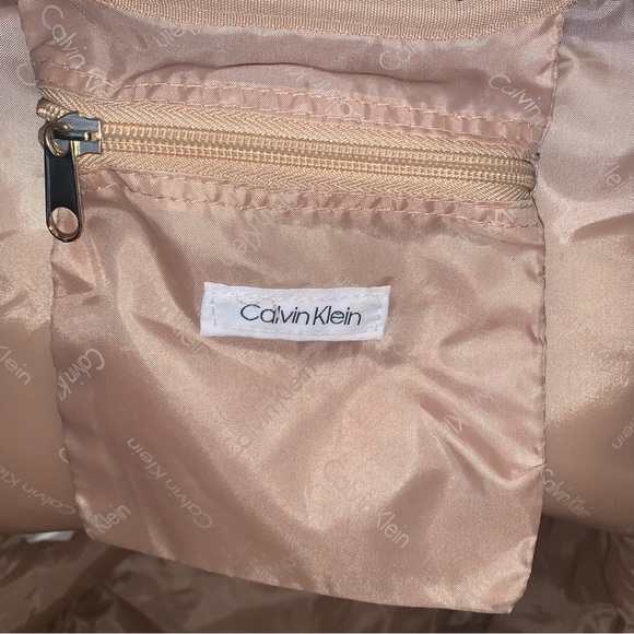 Calvin Klein Logo Large Brown Backpack - Picture 9 of 13